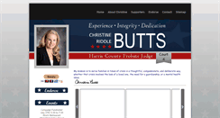 Desktop Screenshot of buttsforjudge.com